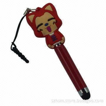 PVC Cartoon Toy Decorative Promotional Styluses